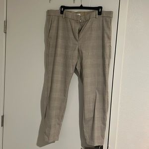 H&M plaid slacks size 18